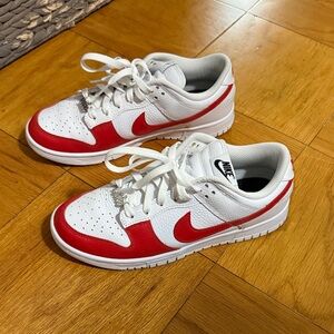 Nike women’s Red and White Sneakers